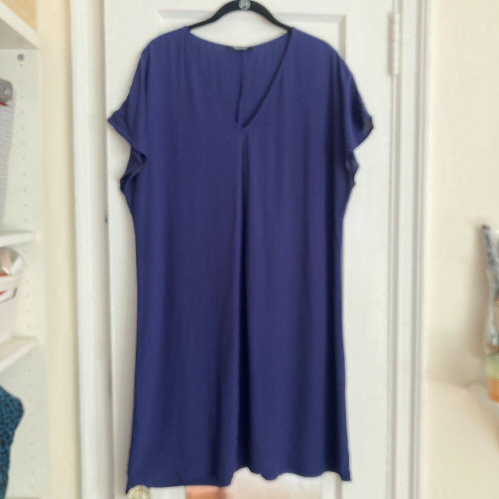 Madewell Navy Blue Moment T-Shirt dress size L - Picture 3 of 8